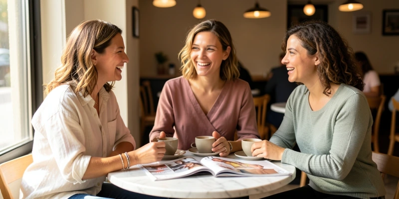 Grafik zur Schwester-Größen-Logik: 85C – 90B – 95A als gleichwertige Cup-Volumina bei steigender Bandweite. Schlichte Darstellung, klar beschriftet.